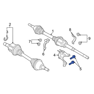 Ford OE - CV Axle Shaft Carrier Bearing Bolt