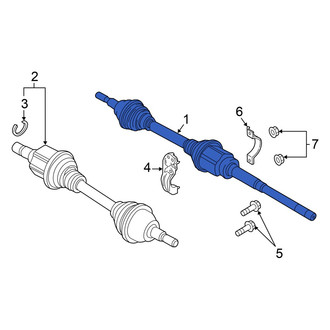 Ford OE - Front Right CV Axle Assembly