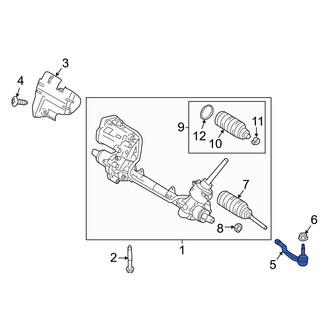 Ford OE - Left Outer Steering Tie Rod End