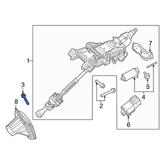 Ford OE - Lower Steering Column Bolt