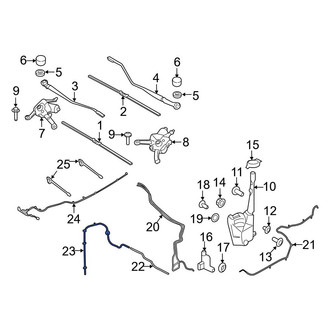 Ford OE - Front Windshield Washer Hose