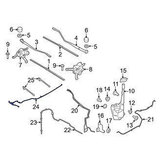 Ford OE - Front Windshield Washer Hose