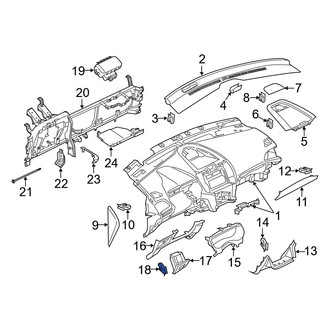Ford OE - GPS Navigation System Antenna Bracket