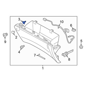 Ford OE - Front Glove Box Door Bumper