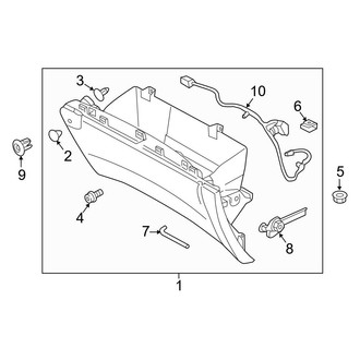 Ford OE - Instrument Panel - Glove Box