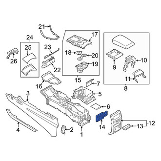 Ford OE - Console Air Vent