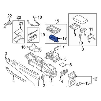 Ford OE - Right Console Cup Holder