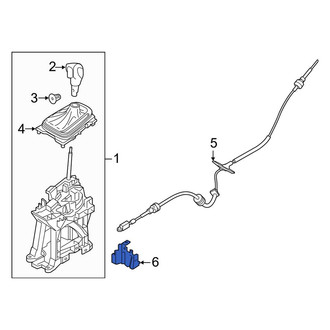 Ford OE - Automatic Transmission Shifter Cable Bracket