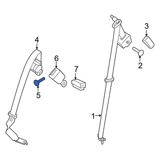Ford OE - Seat Belt Lap and Shoulder Belt Bolt
