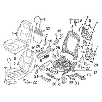 Ford OE - Front Right Power Seat Switch