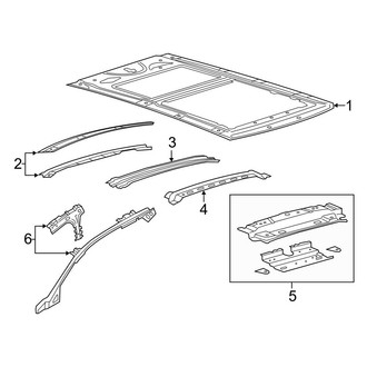 Ford OE - Roof & Components (With Panoramic), (SEL / Sport / Titanium)