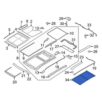 Ford OE - Sunroof Cover