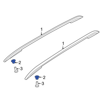 Ford OE - Roof Luggage Carrier Side Rail Nut