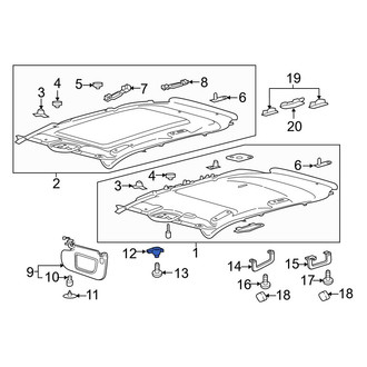 Ford OE - Sun Visor Clip