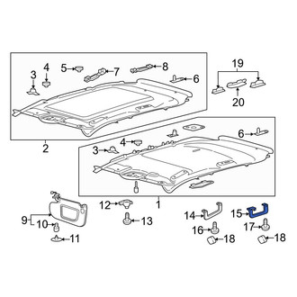 Ford OE - Rear Left Interior Grab Bar