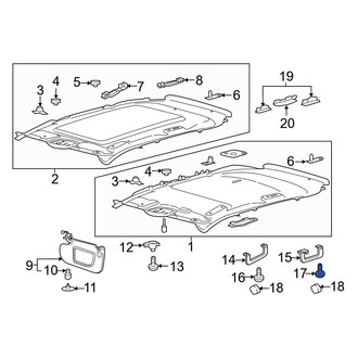 Ford OE - Rear Interior Grab Bar Screw