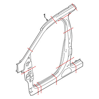 Ford OE - Pillars, Rocker & Floor - Aperture Panel