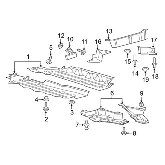 Ford OE - Pillars, Rocker & Floor - Under Cover & Splash Shields