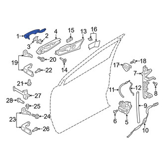 Ford OE - Rear Left Outer Exterior Door Handle