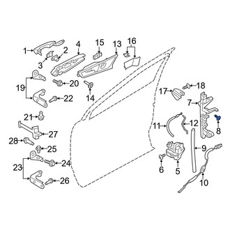 Ford OE - Bumper Cover Screw