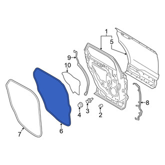 Ford OE - Rear Right Outer Door Seal