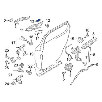 Ford OE - Door Interior Trim Panel Nut