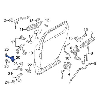 Ford OE - Rear Door Check