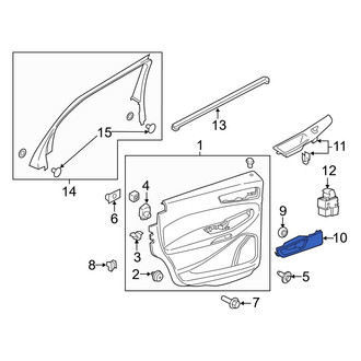 Ford OE - Front Left Inner Interior Door Handle