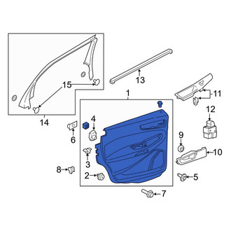 Ford OE - Rear Left Inner Door Interior Trim Panel