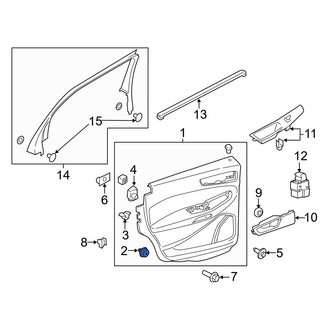Ford OE - Door Interior Trim Panel Retainer