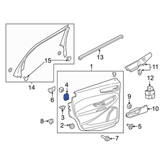 Ford OE - Door Interior Trim Panel Insulator
