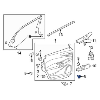 Ford OE - Front Inner Door Interior Trim Panel Bolt