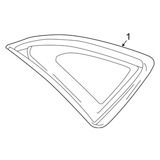Ford OE - Quarter Panel - Glass