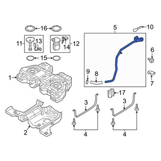 Ford OE - Fuel Filler Hose