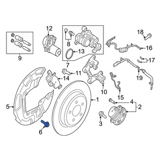 Ford OE - Brake Dust Shield Bolt