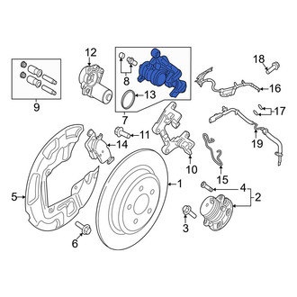 Ford OE - Rear Left Disc Brake Caliper