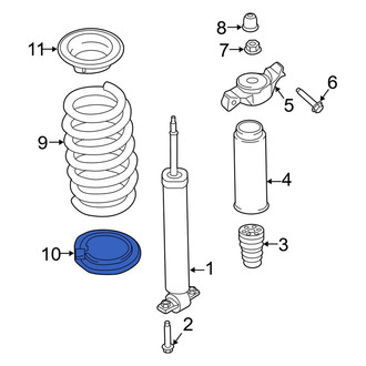 Ford OE - Rear Left Lower Coil Spring Insulator