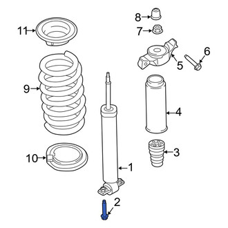Ford OE - Bumper Impact Bar Bolt