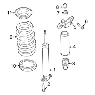 Ford OE - Rear Suspension - Shocks & Components (FWD)