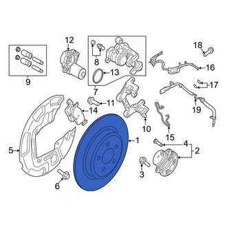 Ford OE - Rear Disc Brake Rotor