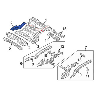 Ford OE - Rear Right Floor Extension
