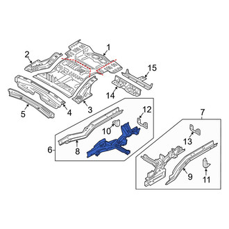 Ford OE - Rear Right Frame Side Member Assembly