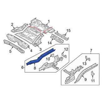 Ford OE - Front Left Outer Frame Side Member