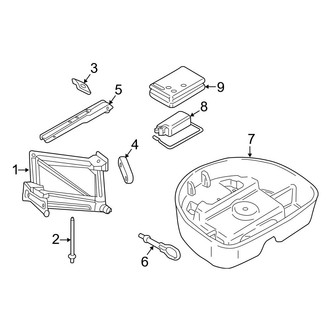 Ford OE - Rear Body & Floor - Jack & Components