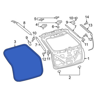 Ford OE - Rear Hatch Seal