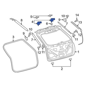 Ford OE - Rear Liftgate Hinge