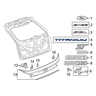 Ford OE - Rear Hatch Emblem