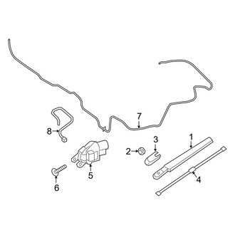 Ford OE - Lift Gate - Wiper & Washer Components