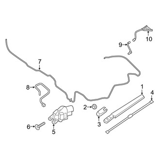 Ford OE - Lift Gate - Wiper & Washer Components