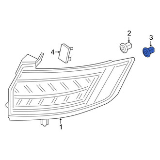 Ford OE - Door Window Division Bar Nut